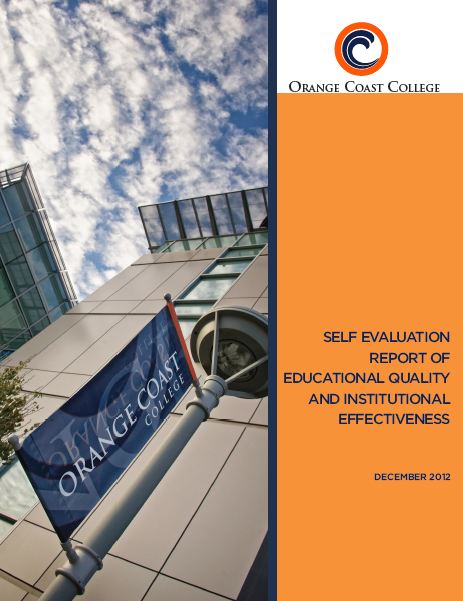2012 Self-Evaluation Report cover