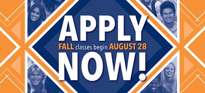 Apply Now for Fall Classes banner