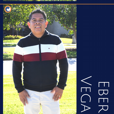 Student on campus, posing for their spotlight.