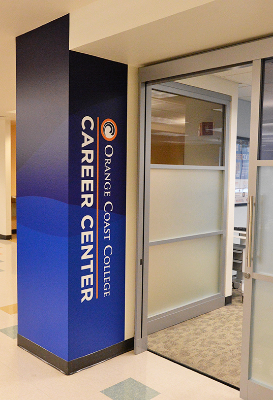 Entrance of the Career Center office