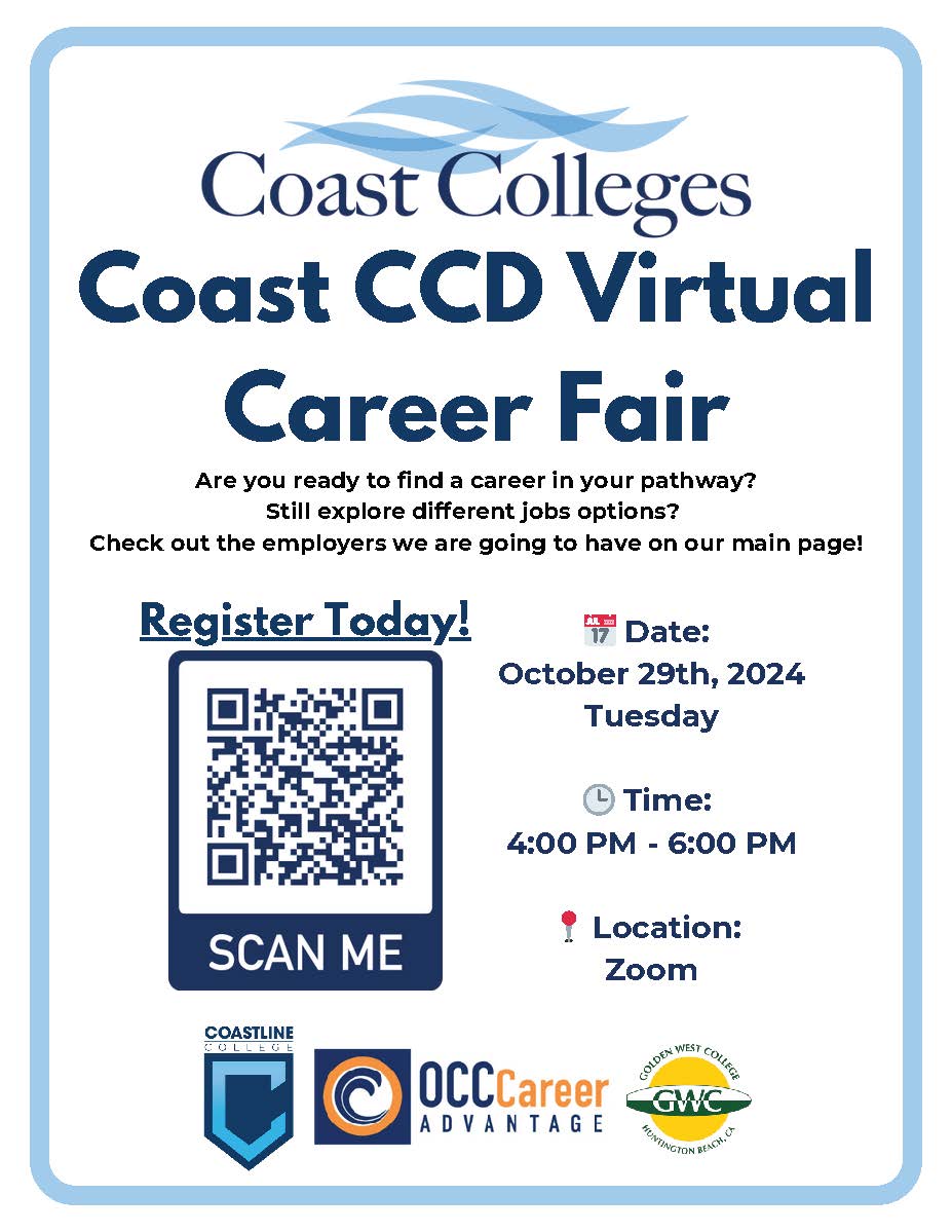 Coast Career Fair flyer