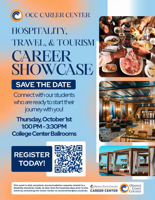 Hospitality, Travel and Tourism Showcase flyer