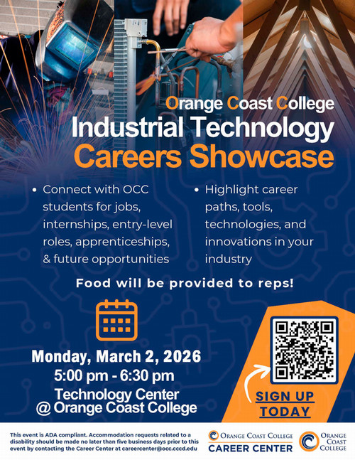 Industrial Tech Career Showcase flyer