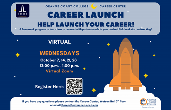 career launch flyer