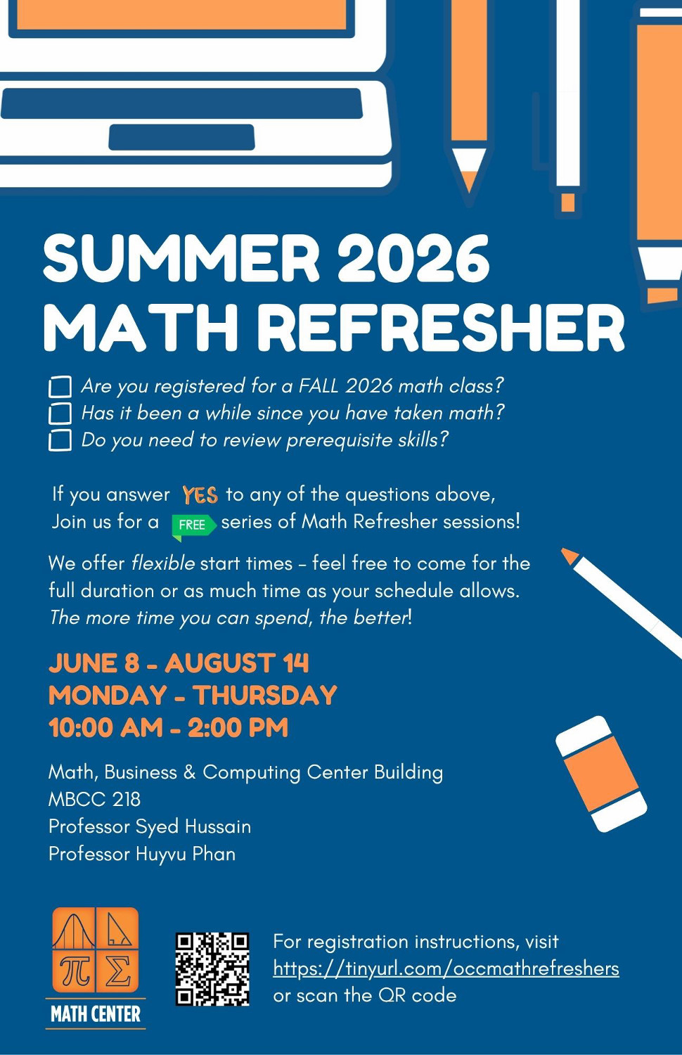 Summer 26 Refresher Flyer