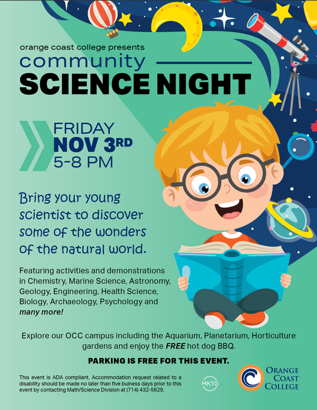 Science Night flyer
