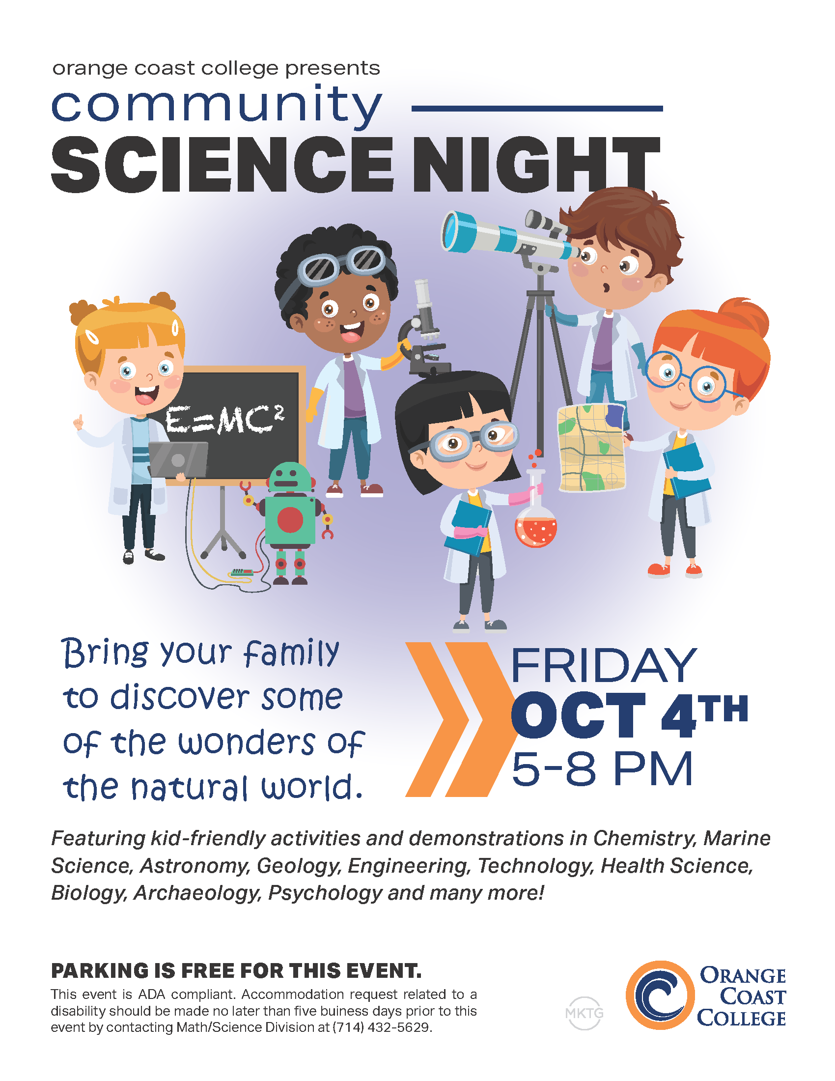 science night flyer