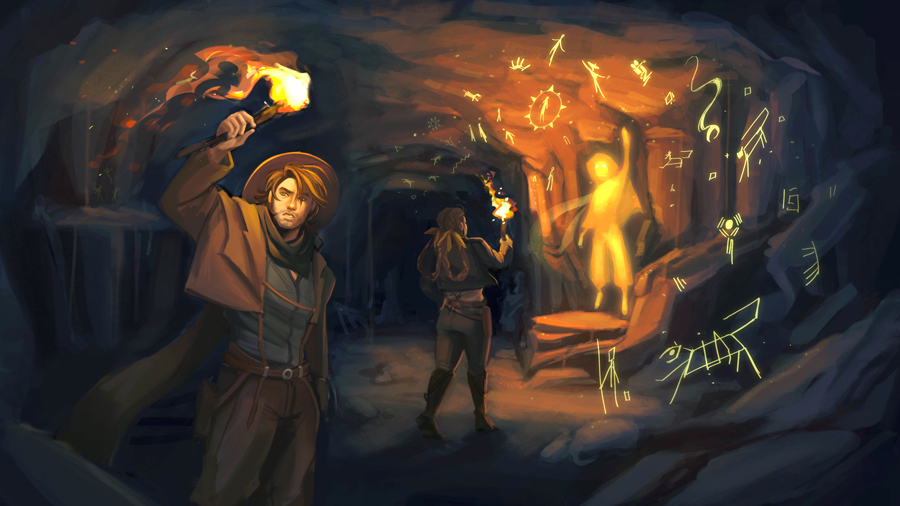 Eneas in the Cave Keyframe