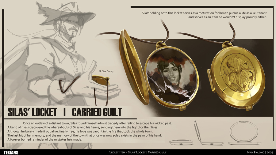 Locket Prop Illustration