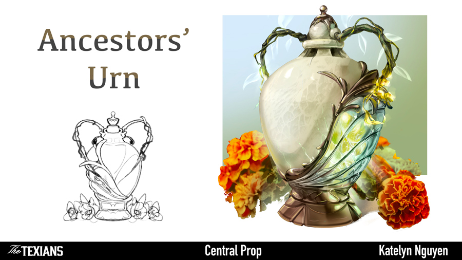 Urn Prop Illustration