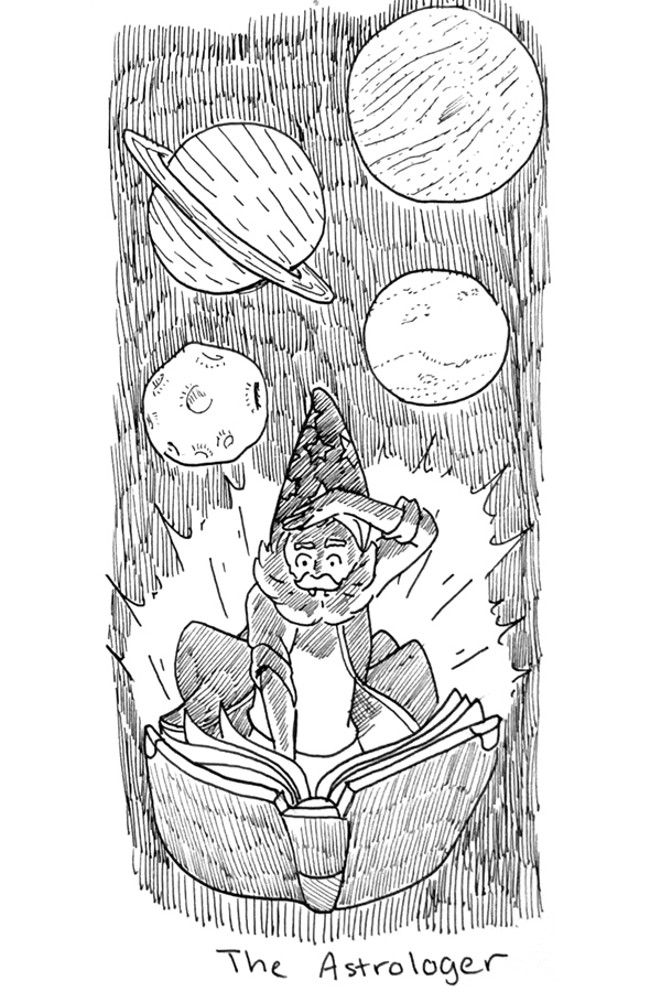Astrologer Illustration