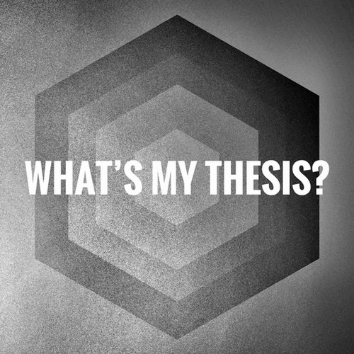 Whats My Thesis podcast logo