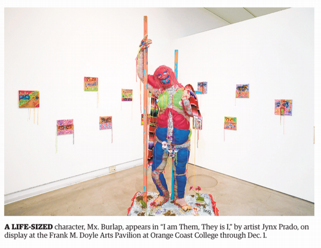 Article featuring artwork by Jynx Prado