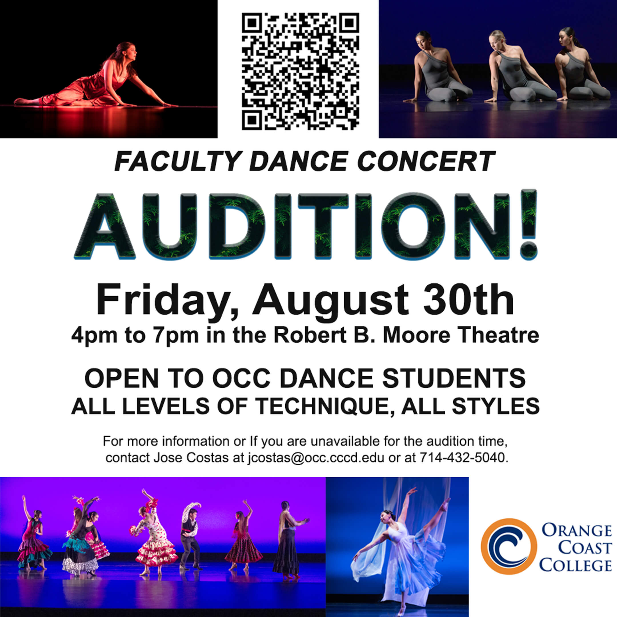 2024 Faculty Dance Concert Audition