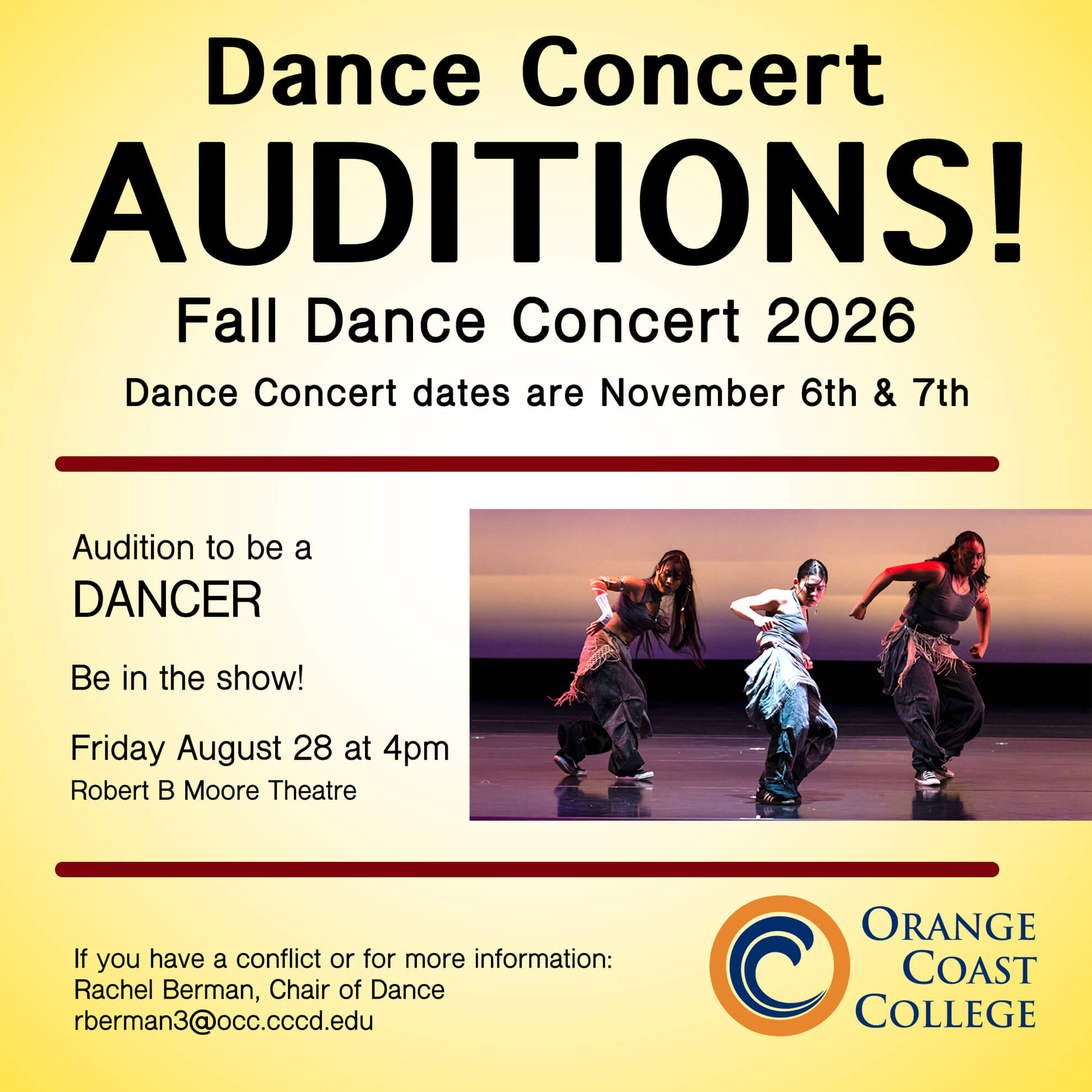 2026 Fall Dance Concert Auditions