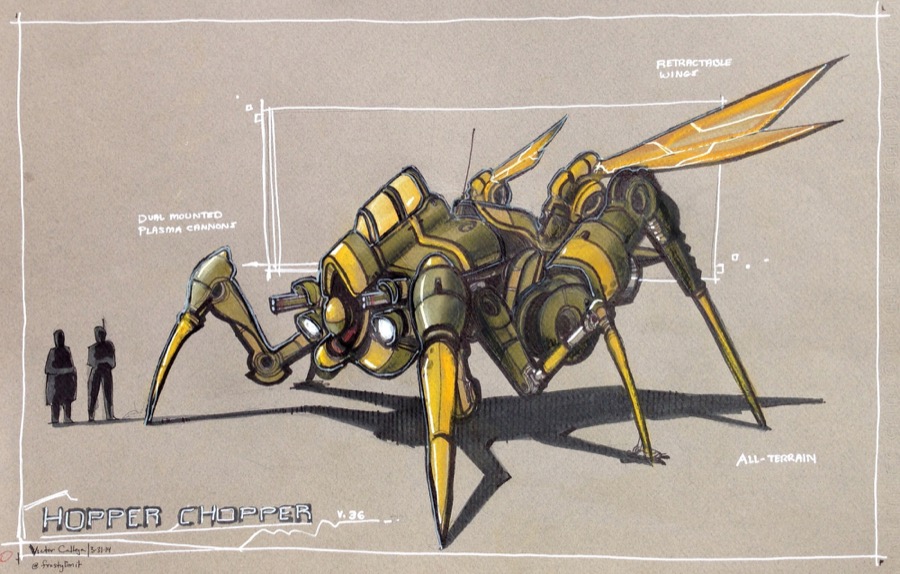 Illustration of Hopper Chopper