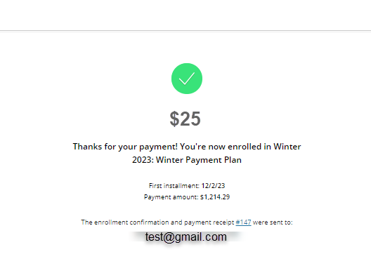 payment plan instructions