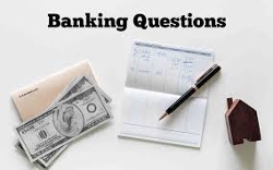 banking questions with cash and checkbook on a table