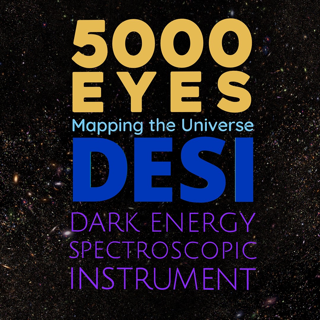 5000 eyes, Mapping the Universe, DESI, Dark Energy Spectroscopic Instrument