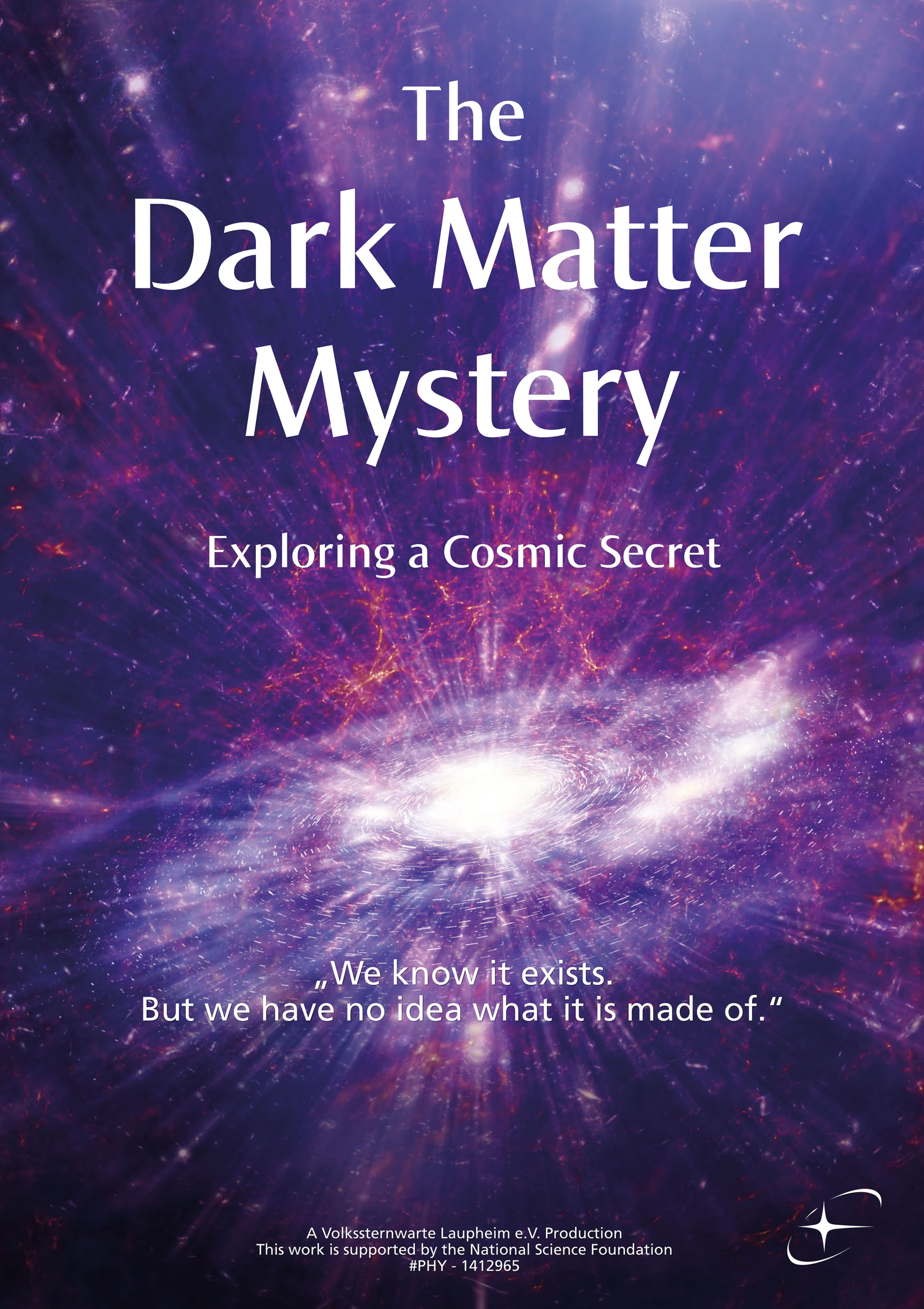 Dark Matter Mystery poster.