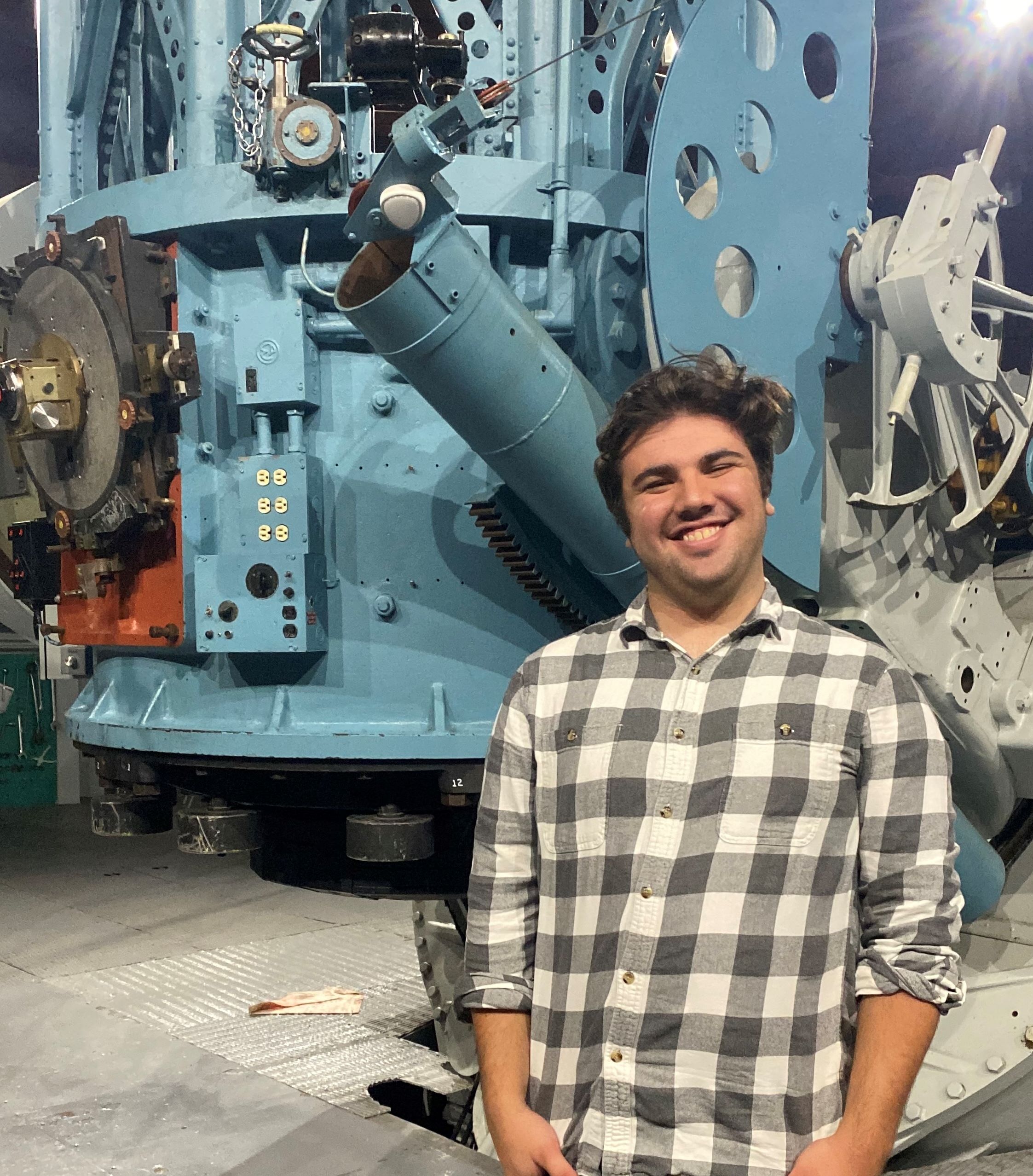 Trevor Weiss at Mt Wilson Observatory