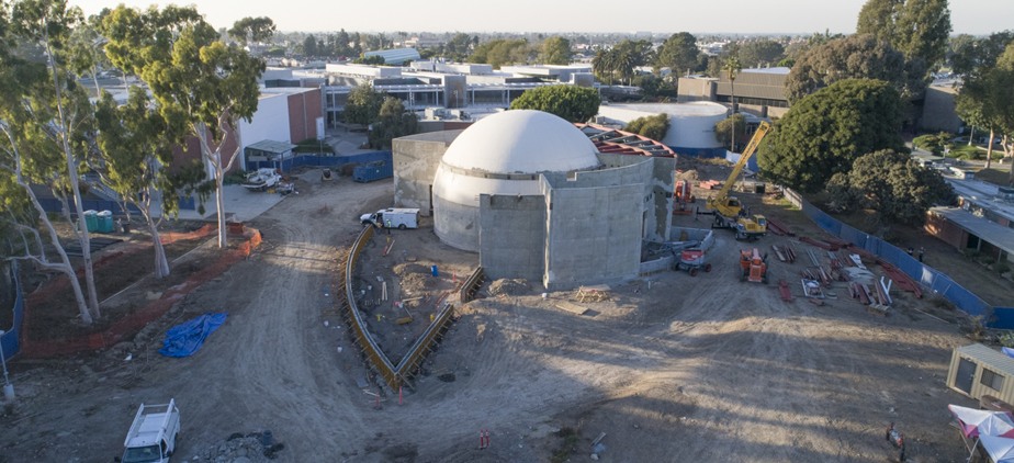 Planetarium under construction