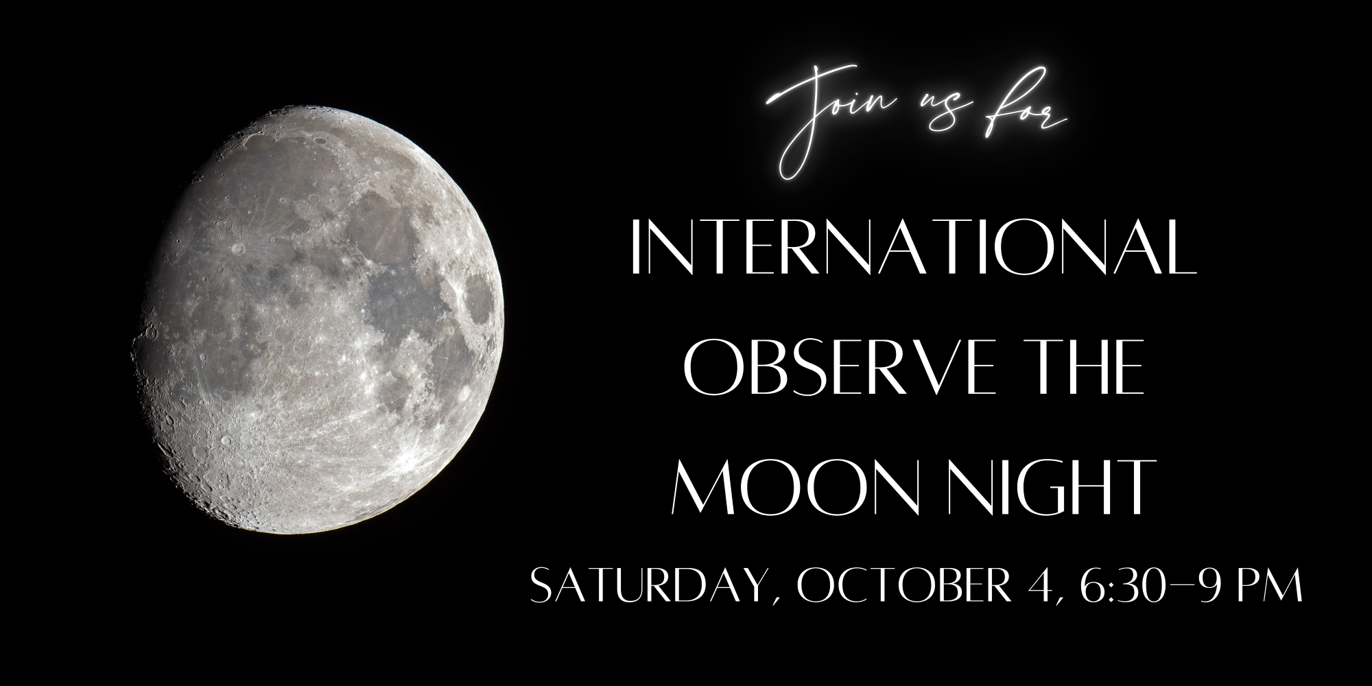 International Observe the Moon flyer