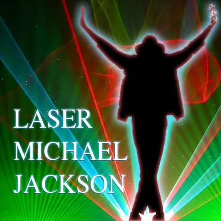 Laser Michael Jackson poster.