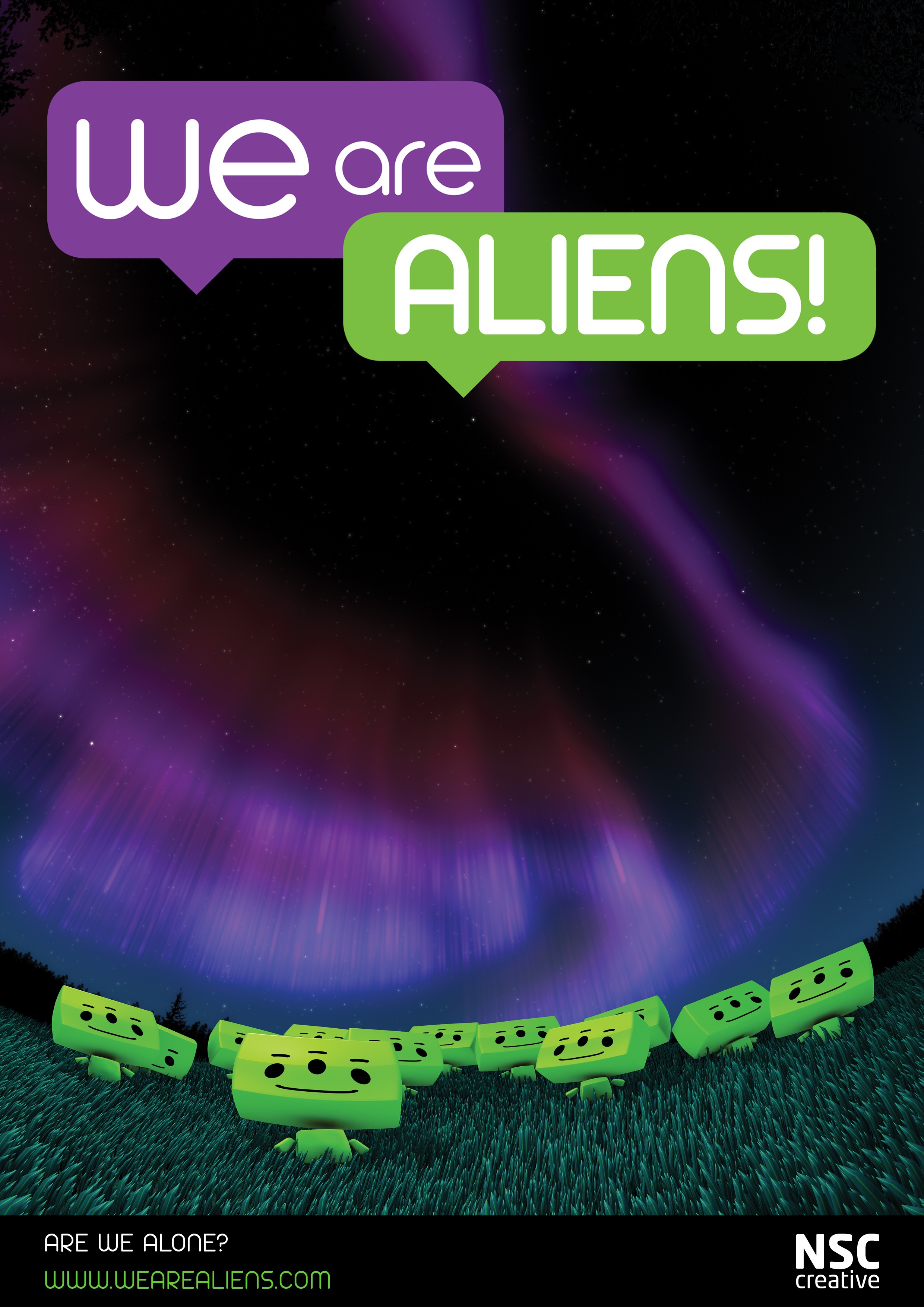 we are aliens poster