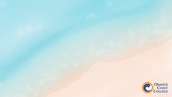 Light blue and orange cloudy background
