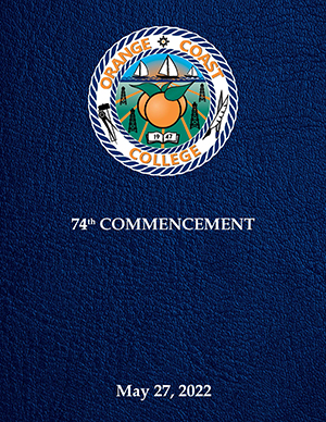 Commencement Program front cover