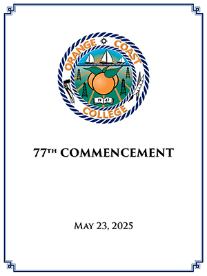 commencement program front cover