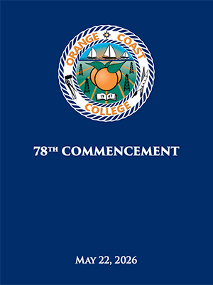 commencement program front cover