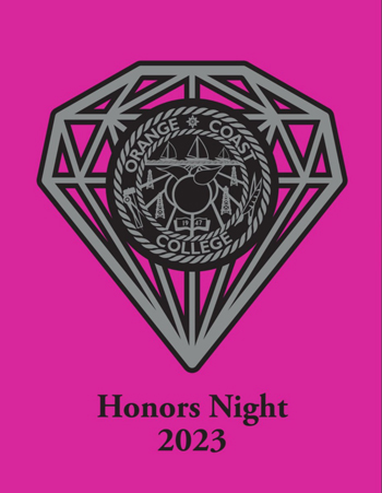 Honors Night program book front cover
