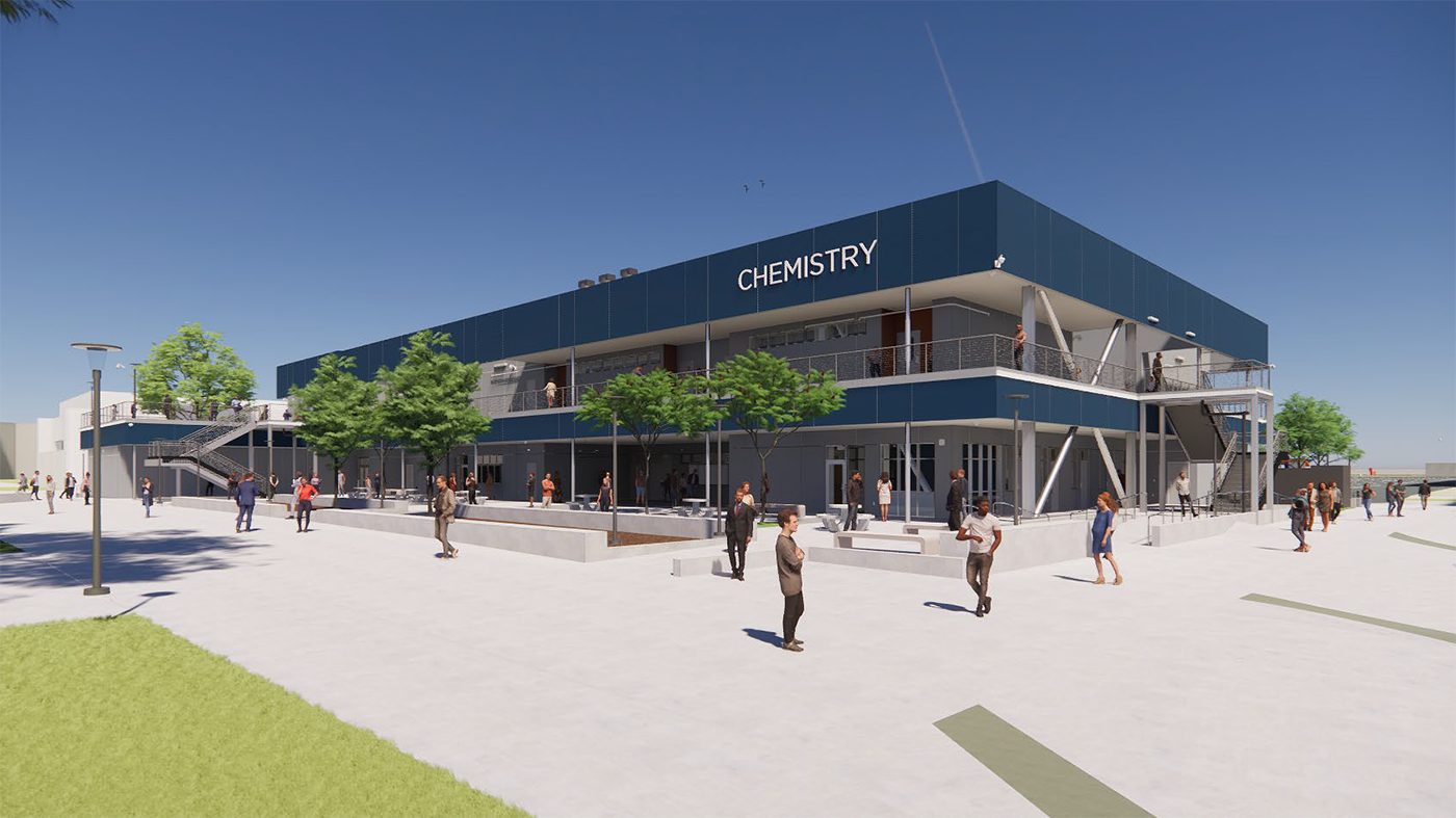 rendering of chemistry building 