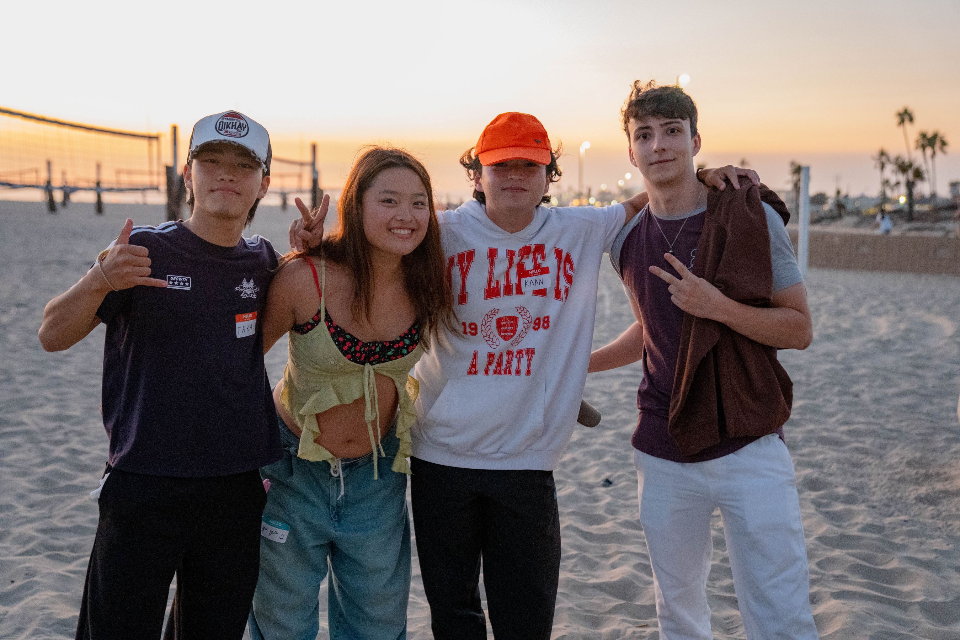 Group of 4 IEC students posing for picture