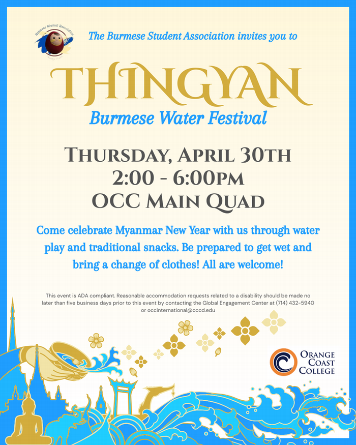 Ukraine documentary film flyer with black background and gold trim featuring photo of the filmmaker on assignment looking down at the camera lens with a copy of the film poster and all event details