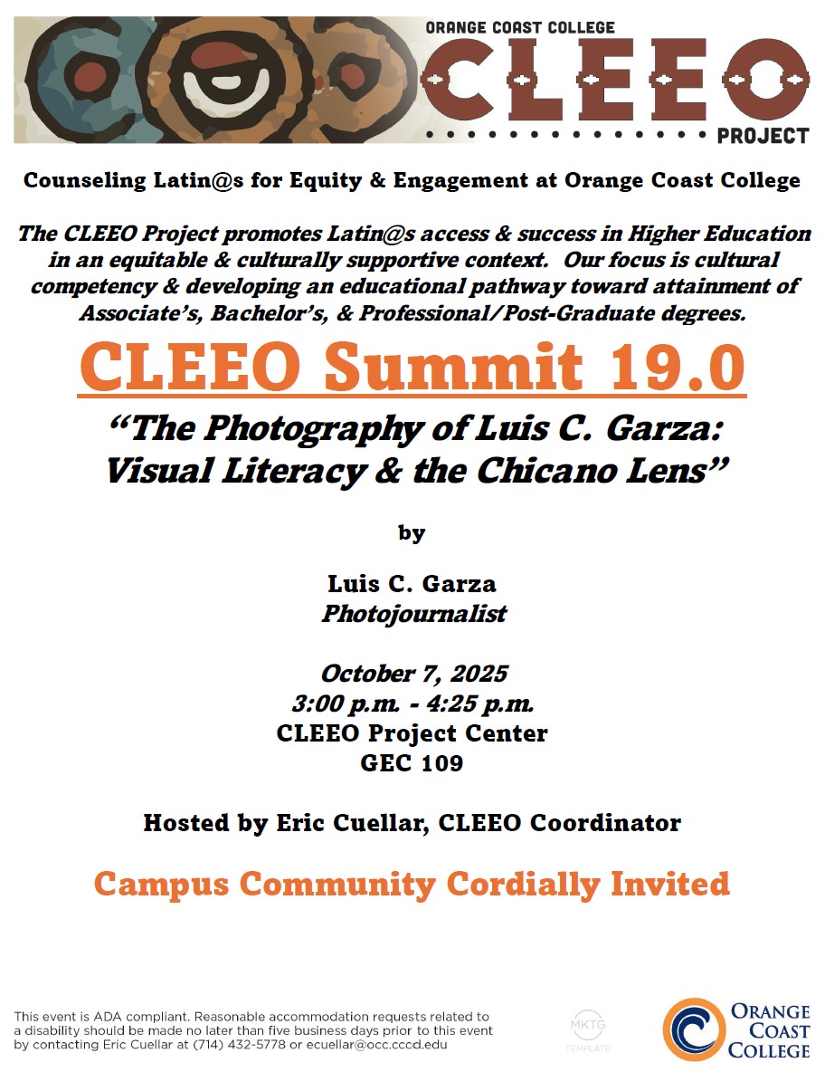 cleeo event flyer for march 2025