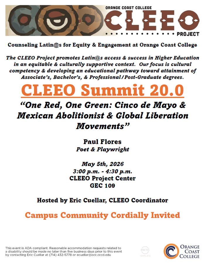 cleeo center cinco de mayo 2026 celebration flyer with same event details as website