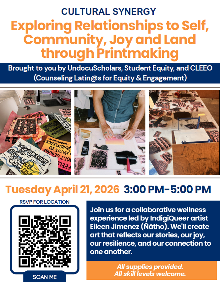 Ukraine documentary film flyer with black background and gold trim featuring photo of the filmmaker on assignment looking down at the camera lens with a copy of the film poster and all event details