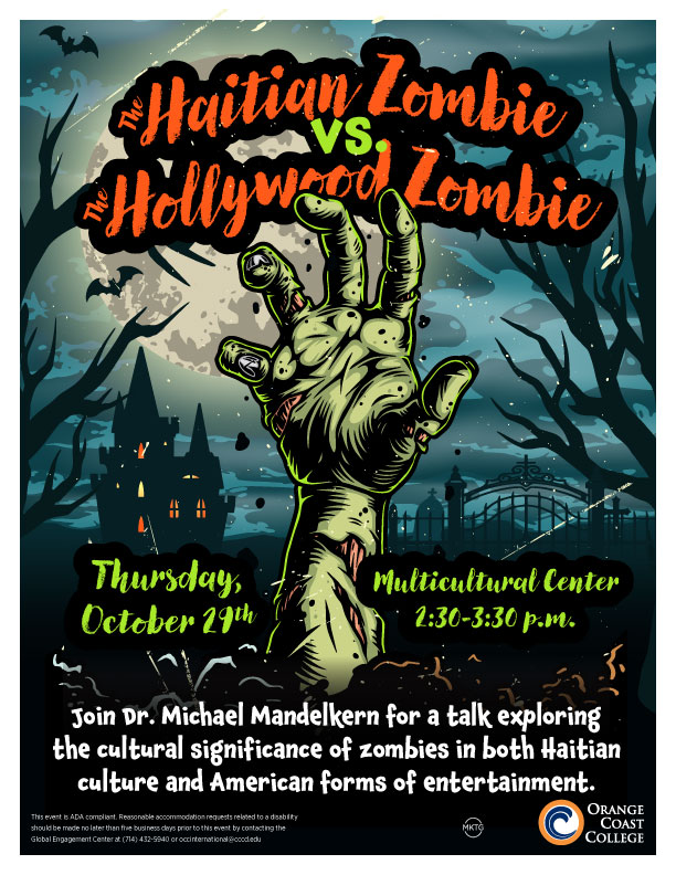 Haitian vs Hollywood Zombie Event Flyer