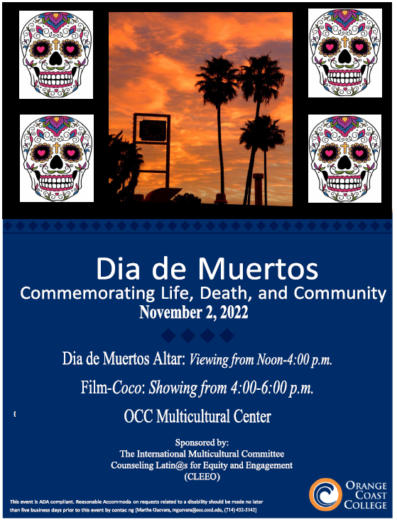 Dia De Muertos 2022 flyer