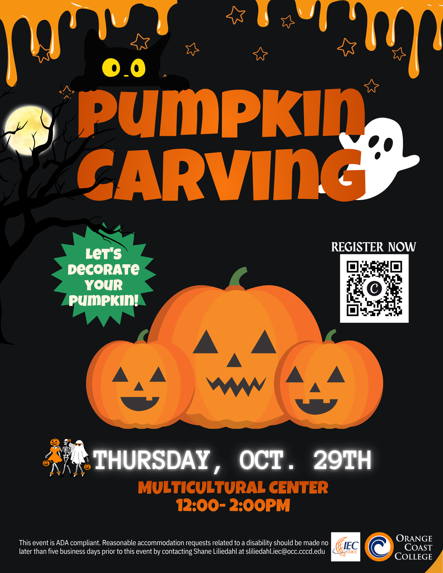 pumpkin carving contest flyer
