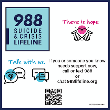 988 suicide & crisis lifeline ad